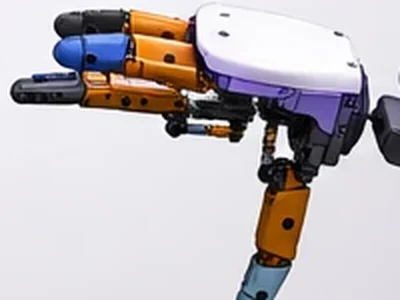 Close-up of the wrist and gripper